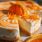 No-Bake Orange Creamsicle Cheesecake