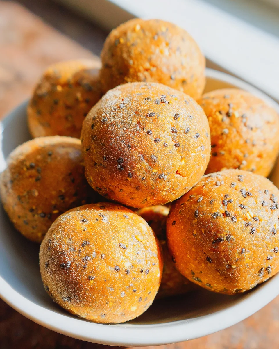 No Bake Healthy Pumpkin Pie Energy Balls