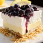 No Bake Lemon Blueberry Dessert