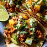 One Pan Chicken & Pineapple Tacos