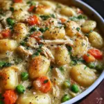 One Pot Gnocchi Chicken Pot Pie