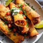 Oven Baked Chicken Taquitos Recipe