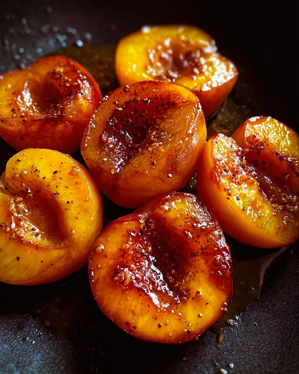 Pan Fried Peaches