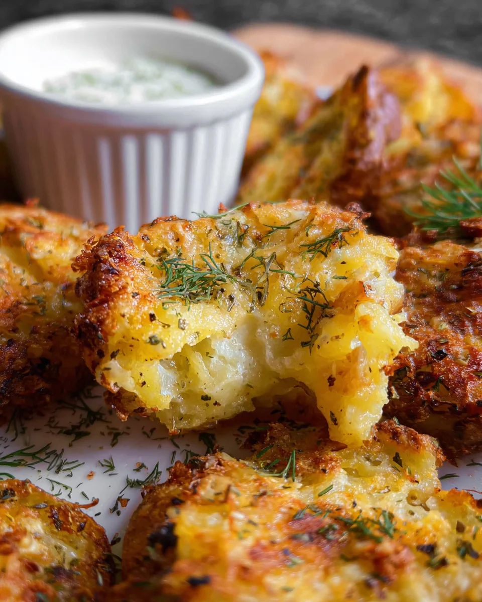 Parmesan Smashed Potatoes