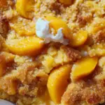 Peach Cobbler with Cake Mix