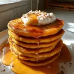Pumpkin Cottage Cheese Pancakes