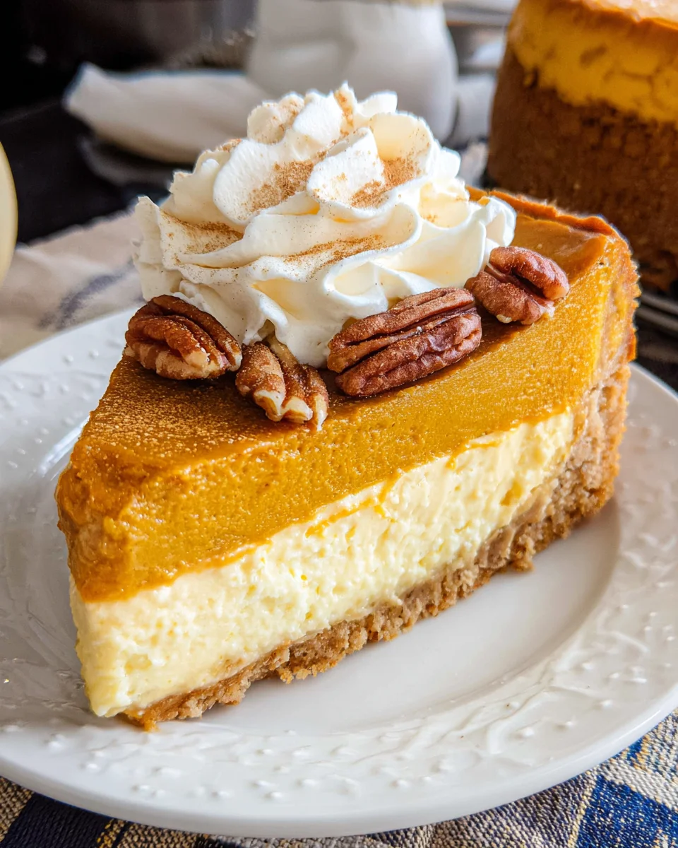 Pumpkin Pie Cheesecake
