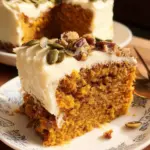 Pumpkin Spice Cake with Brown Sugar Cream Cheese Frosting