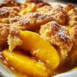 Ridiculously Easy Peach Cobbler