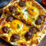 Sausage Egg and Cheese Breakfast Roll-Ups