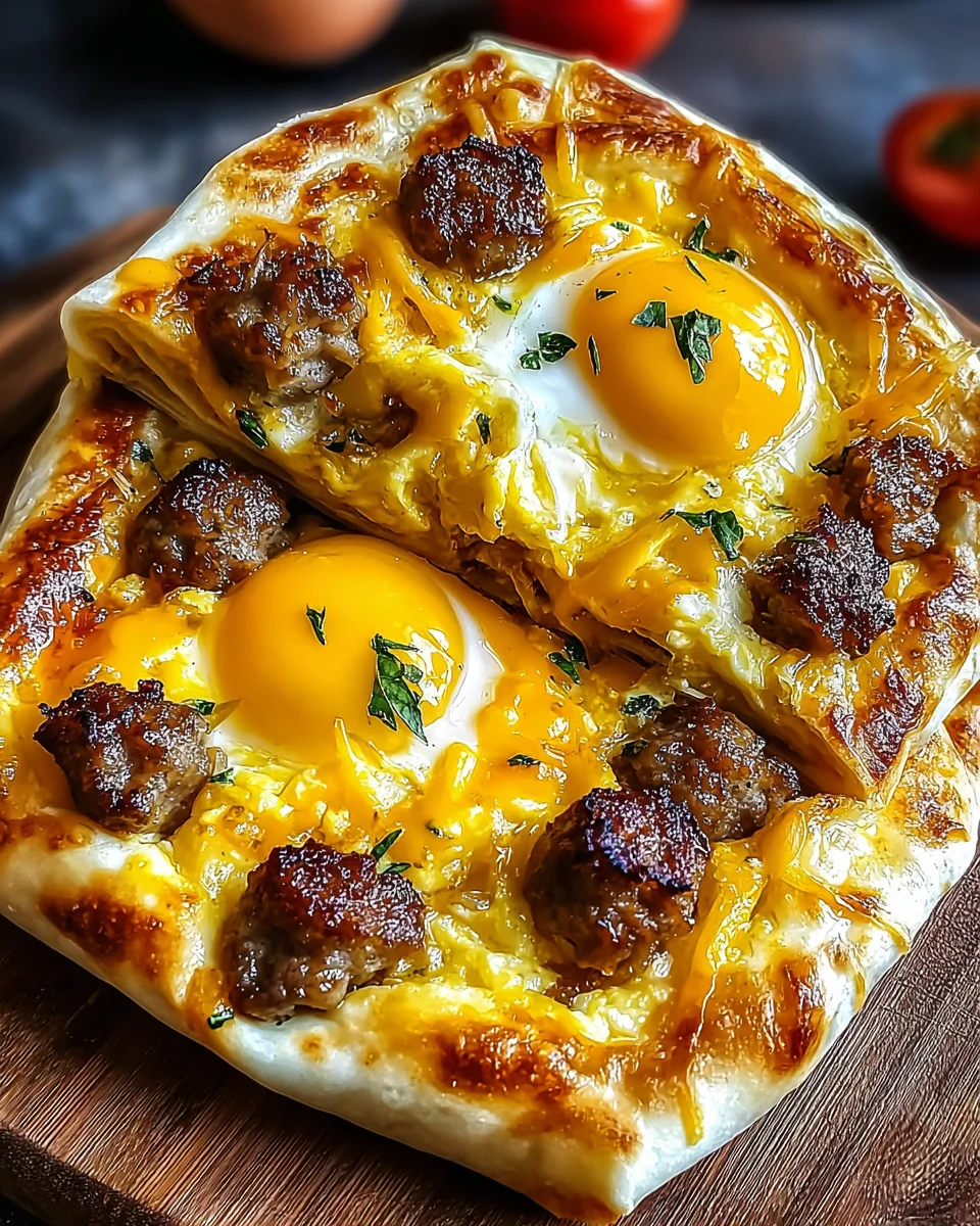 Sausage Egg and Cheese Breakfast Roll-Ups