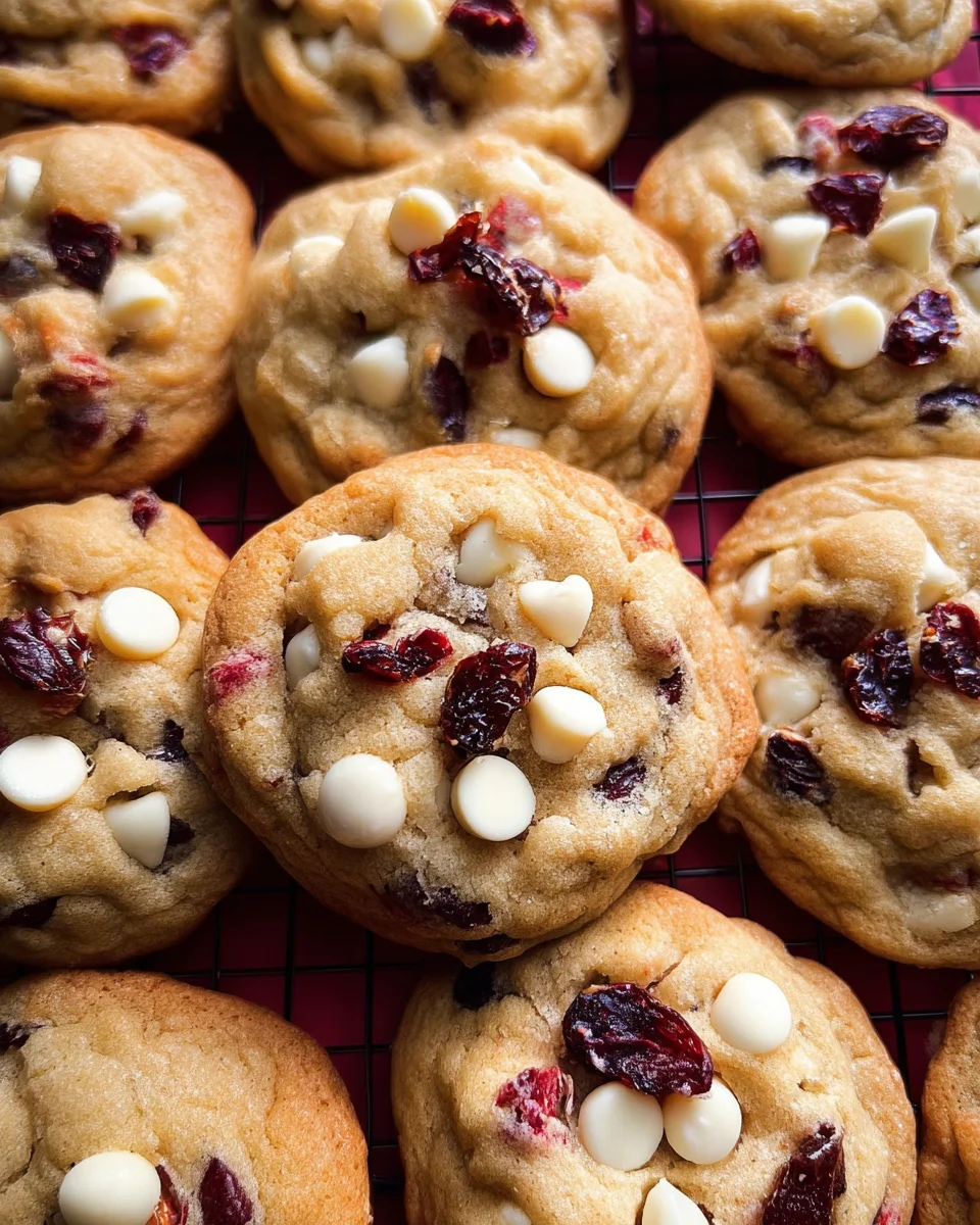 Soft-Baked White Chocolate Cranberry Cookies