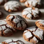 Soft and Spiced Gingerbread Crinkle Cookies