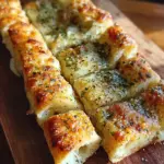 Sourdough Cheesy Breadsticks