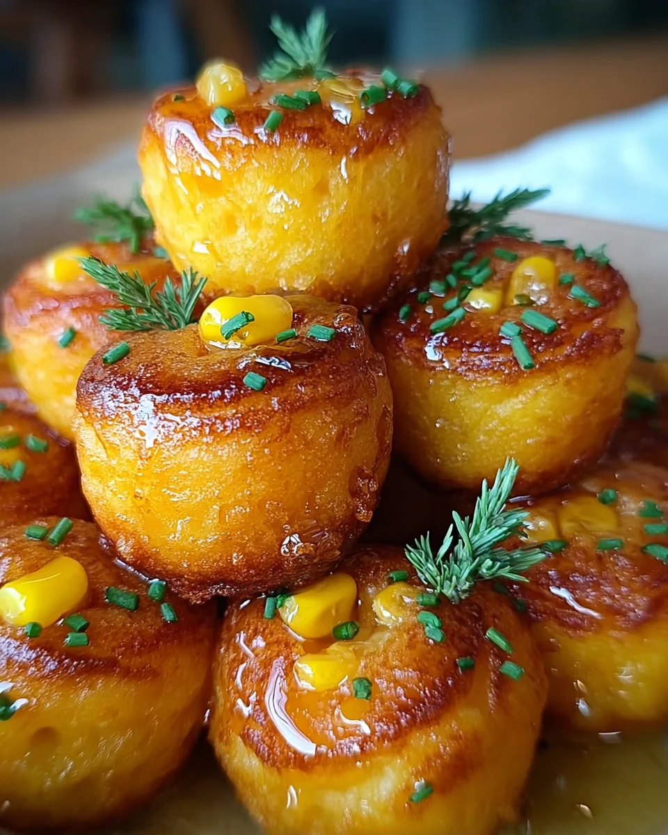 Southern-Style Honey Butter Cornbread Poppers