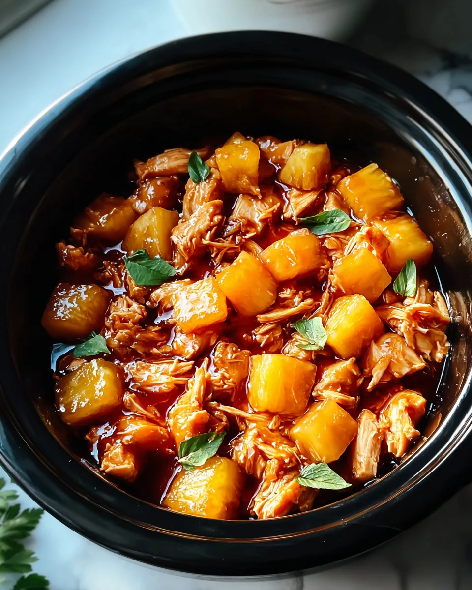 Sweet Hawaiian Crockpot Chicken