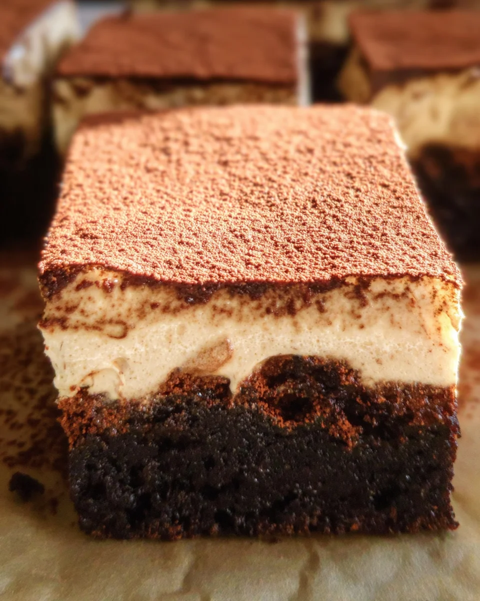 Tiramisu Brownies