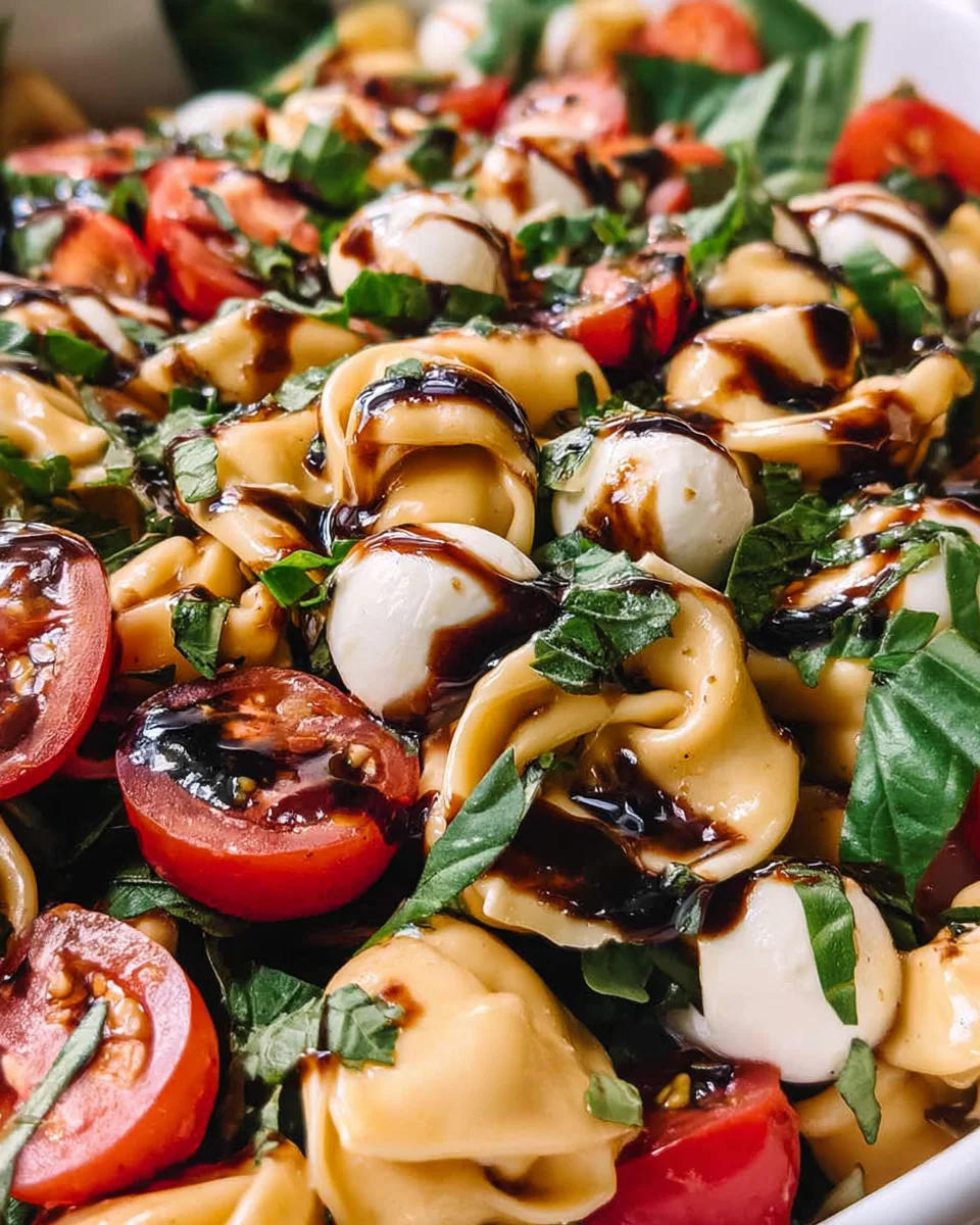 Tortellini Caprese Salad