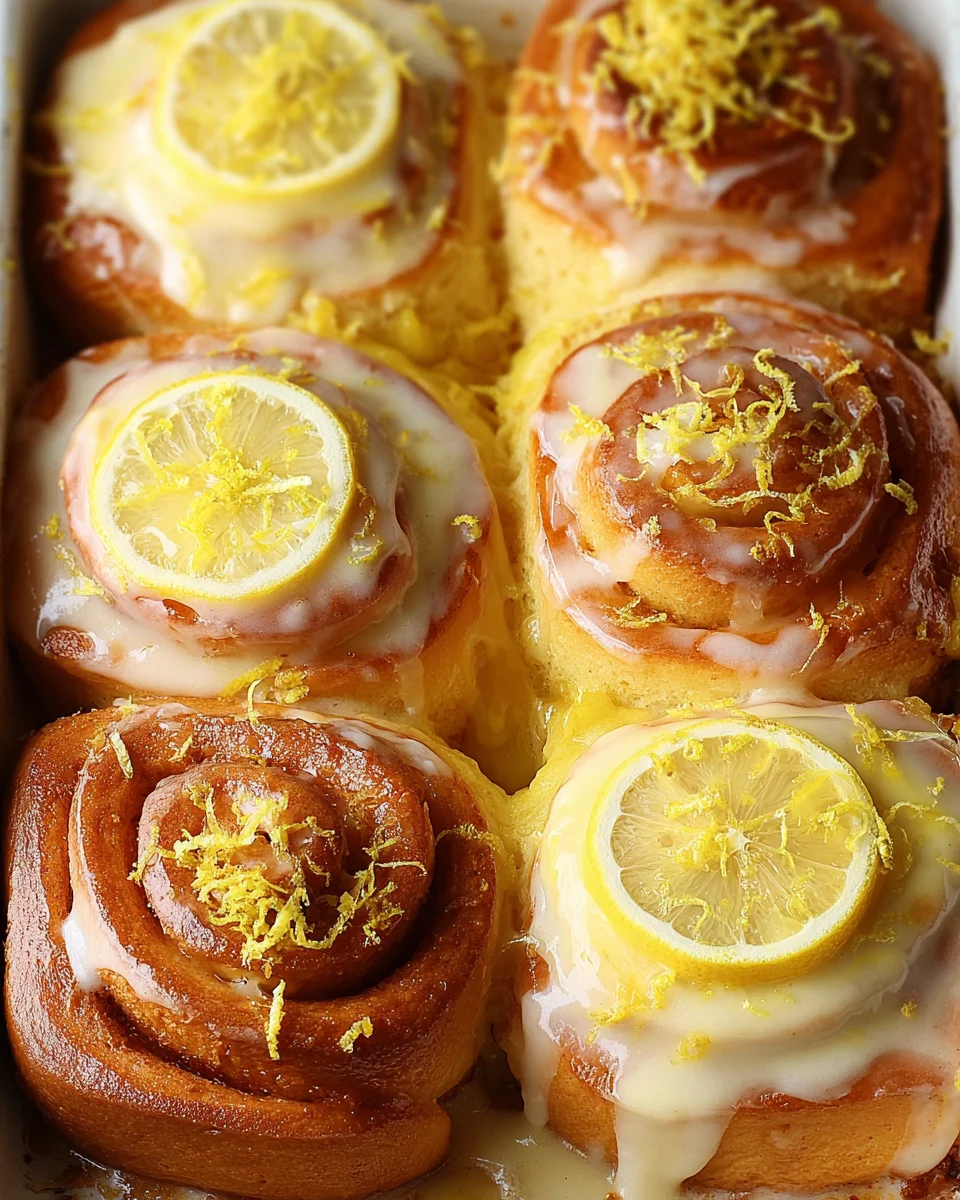 Vegan Lemon Sweet Rolls