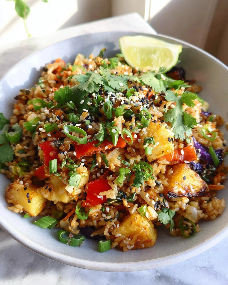 Vegan Pineapple Fried Rice