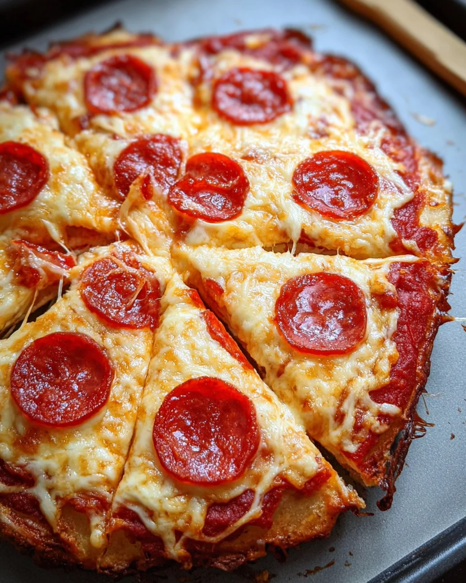 Viral Cottage Cheese Flatbread Pizza