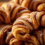 Warm Cinnamon Crescent Twists