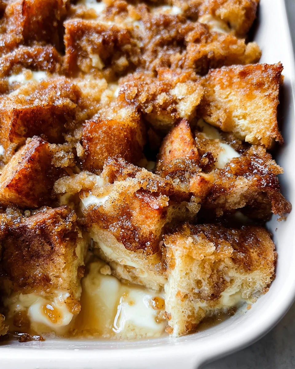 Baked Cream Cheese French Toast Casserole