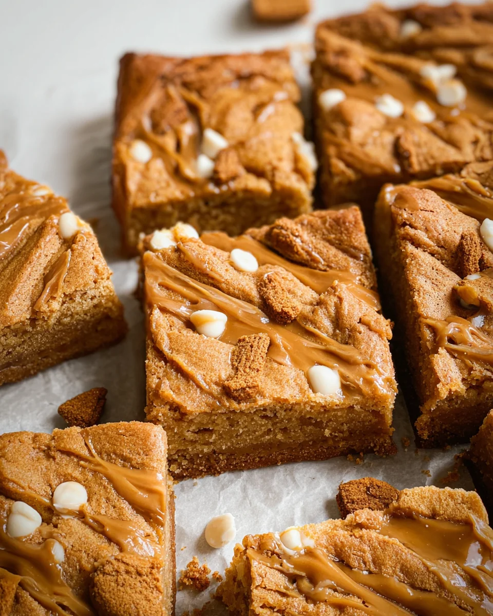 Biscoff Blondies