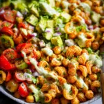 Buffalo Chickpea Pasta Salad