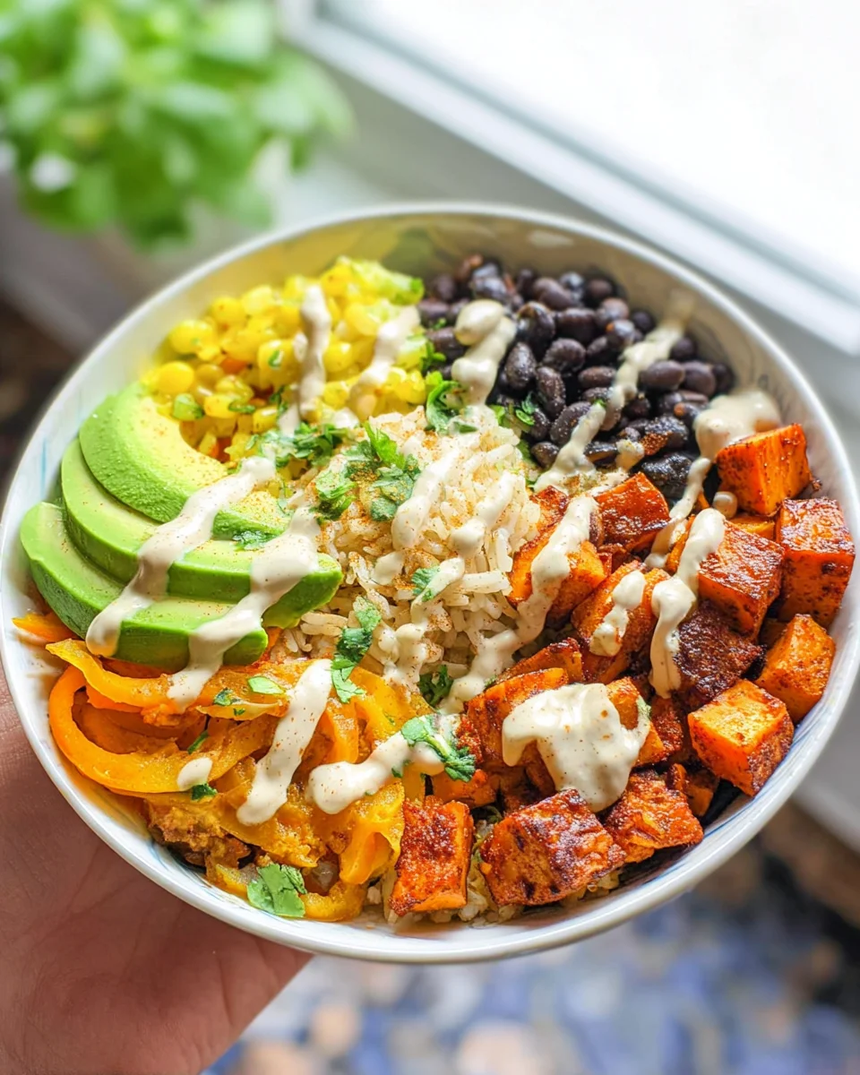 Cajun Sweet Potato Rice Bowl