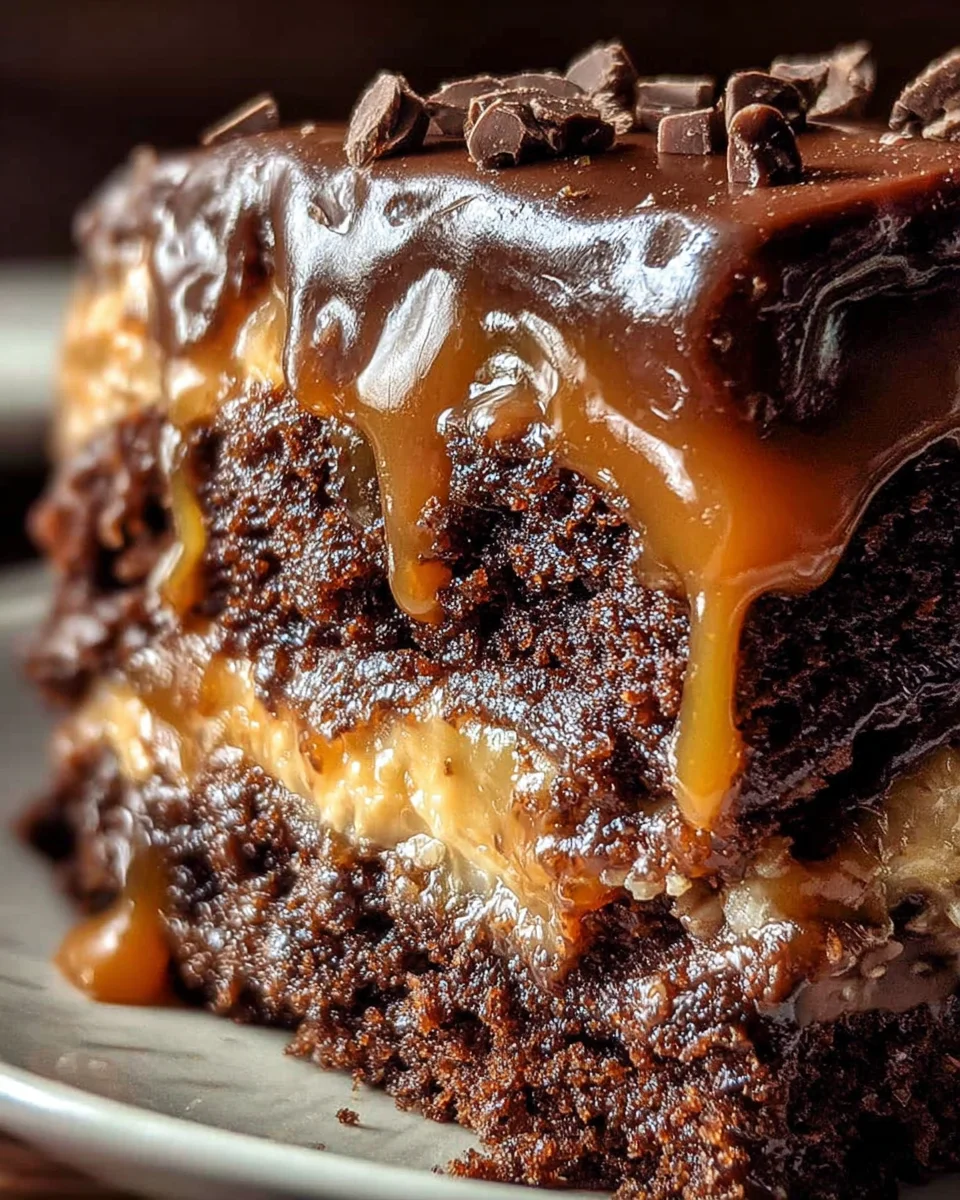 Chocolate Caramel Dump Cake Recipe