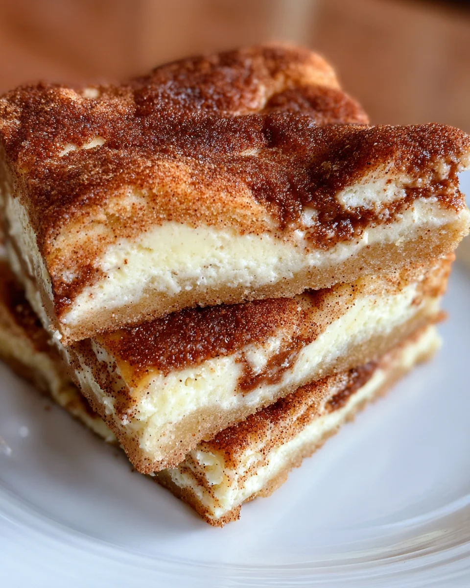 Churro Cheesecake Bars