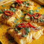 Coconut Curry Baked Cod