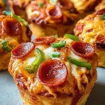 Deep Dish Pizza Cupcakes