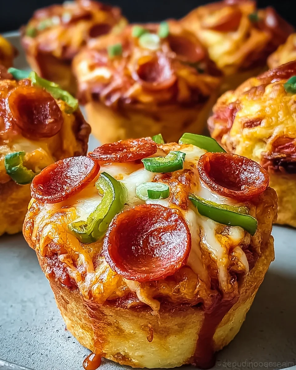 Deep Dish Pizza Cupcakes