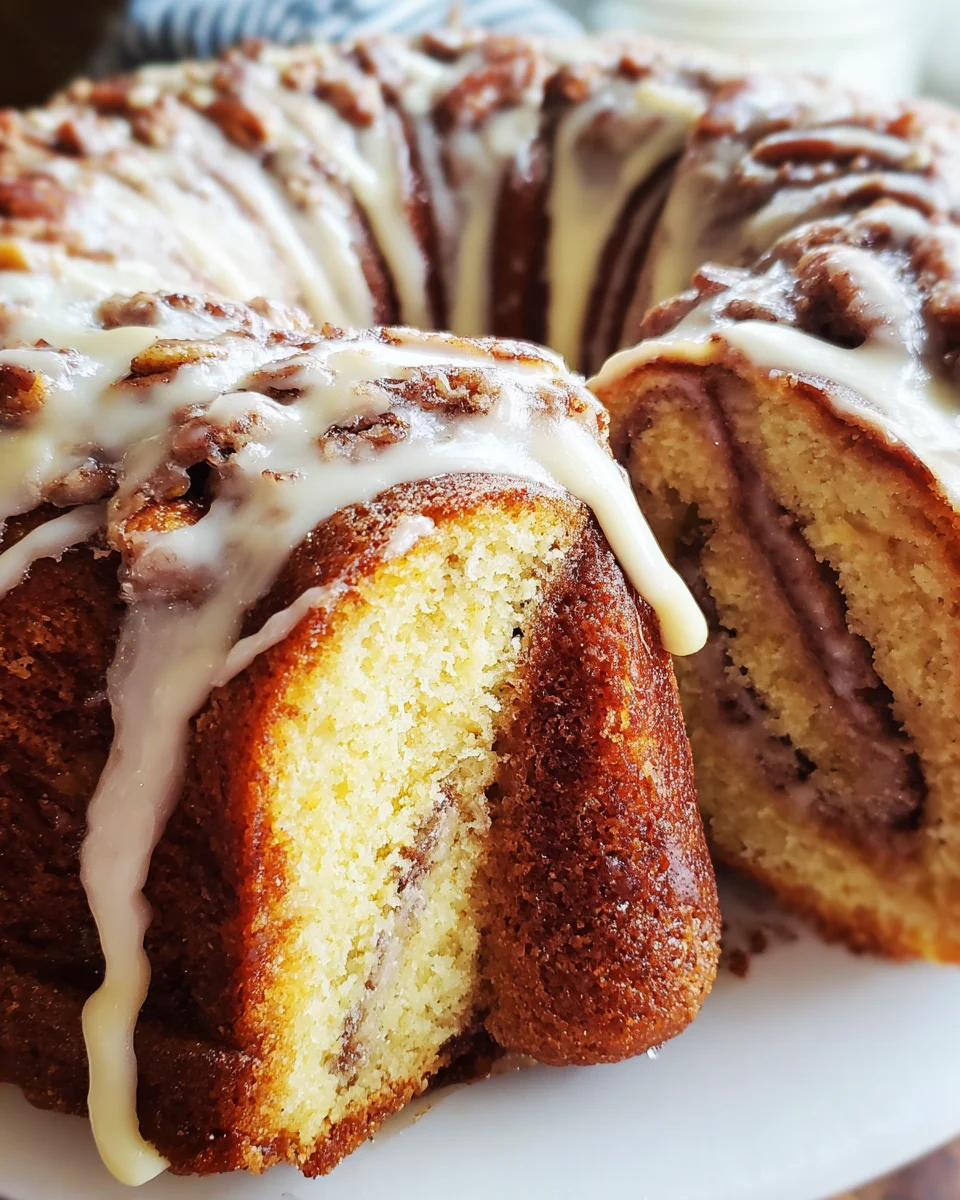 Easy Cinnamon Roll Bundt Cake