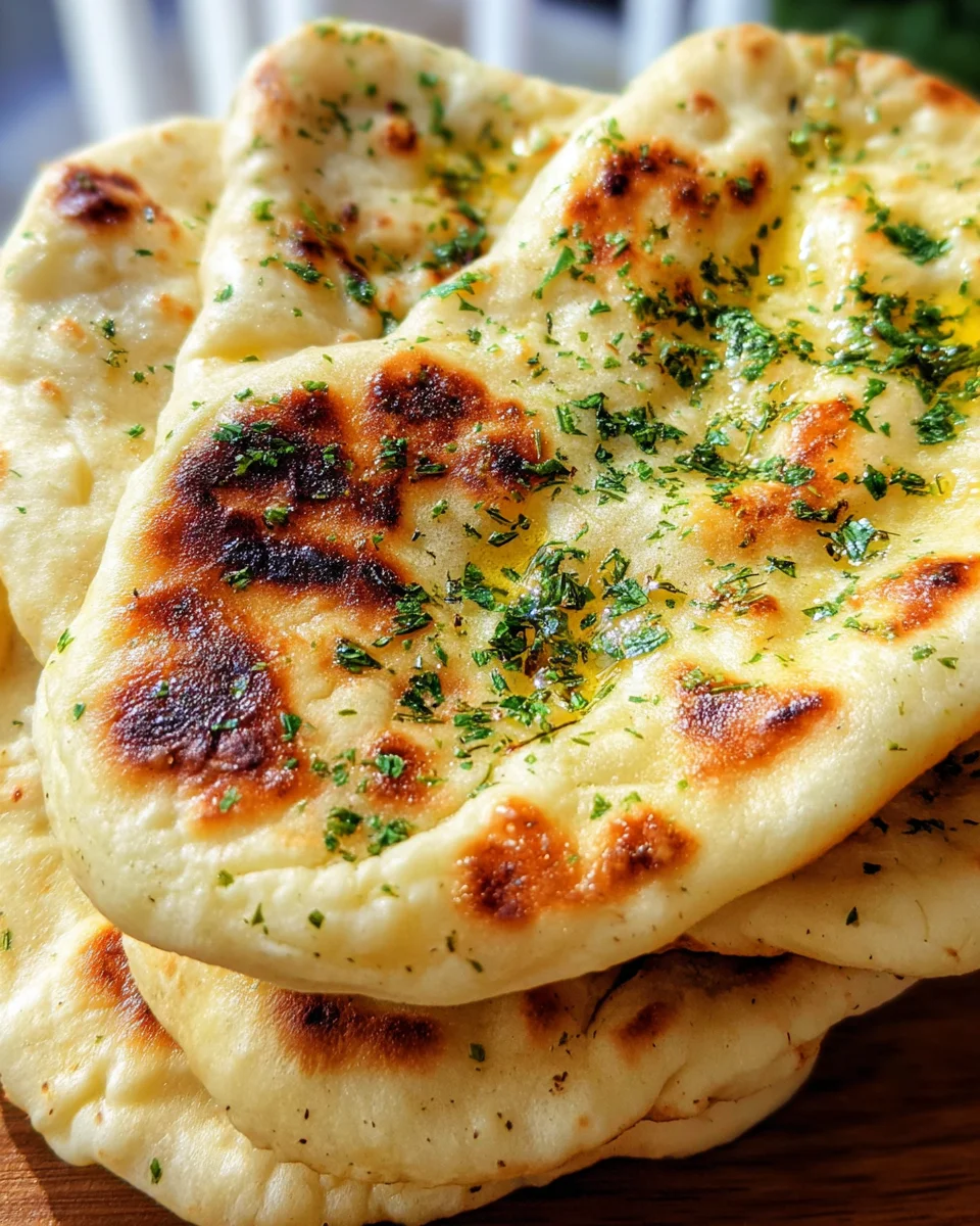 Easy Vegan Naan