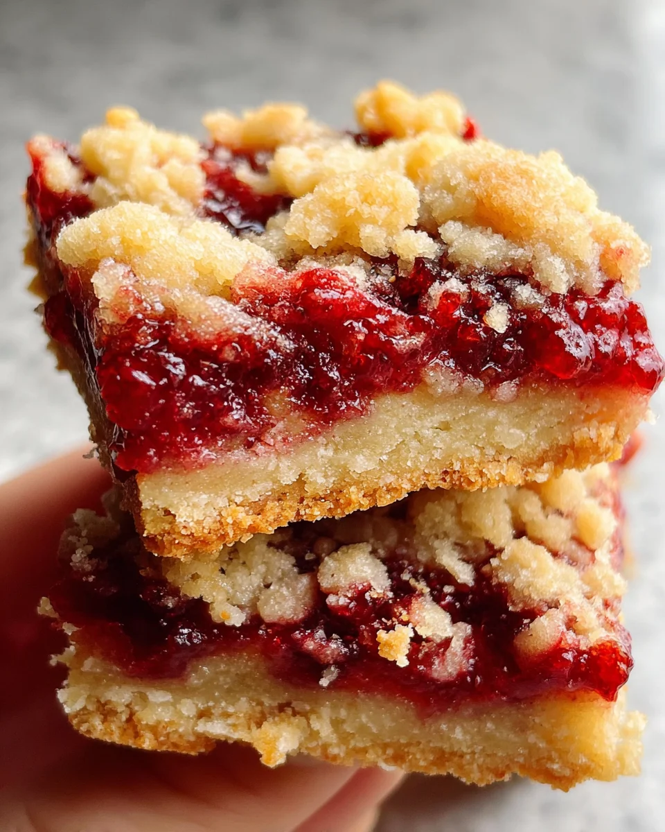 Fabulous Five Ingredient Raspberry Bars