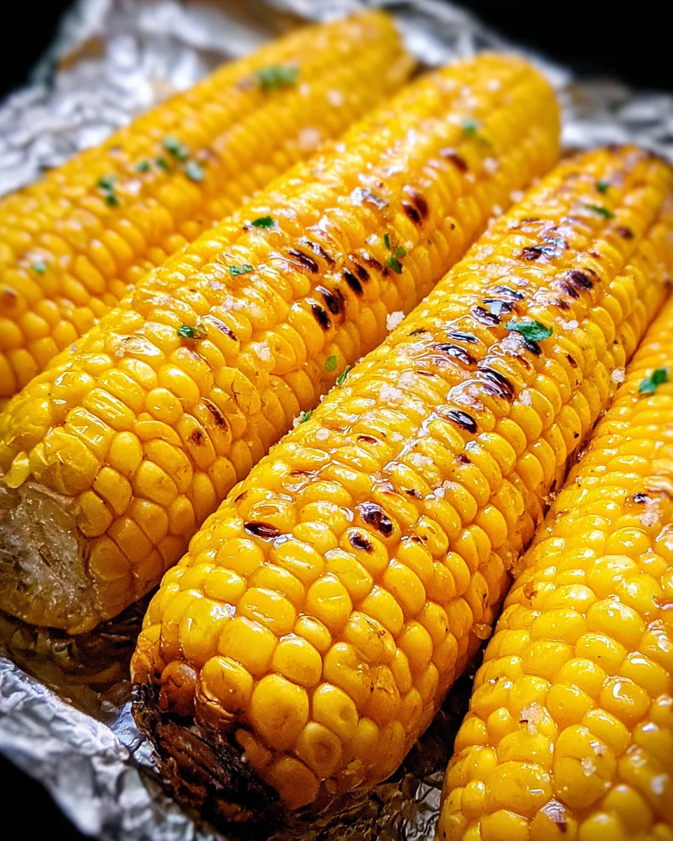 Grilled Corn on the Cob in Foil
