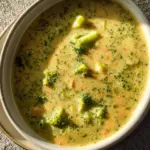 High Protein Broccoli Cheddar Soup