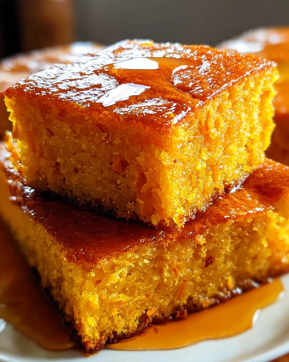 Honey Butter Sweet Potato Cornbread