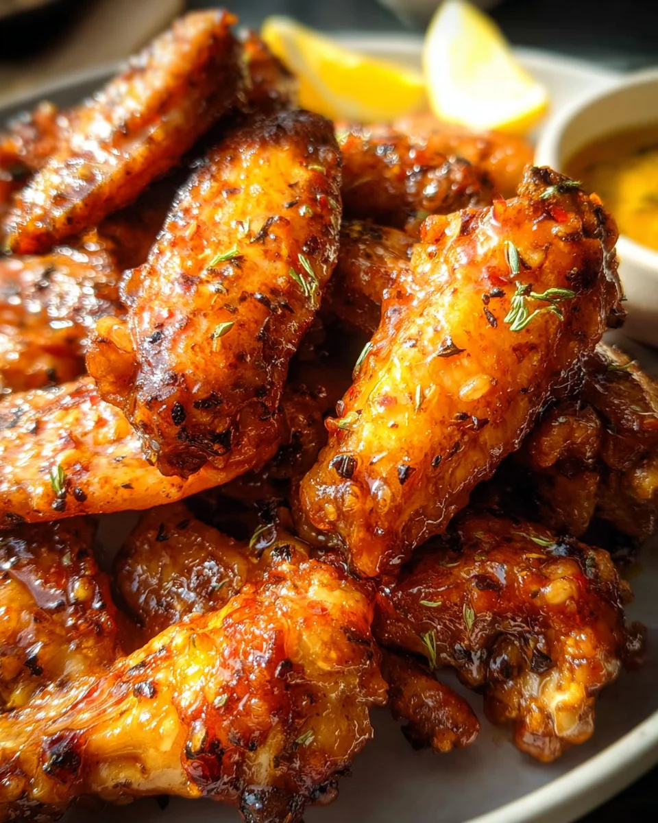 Honey Lemon Pepper Wings