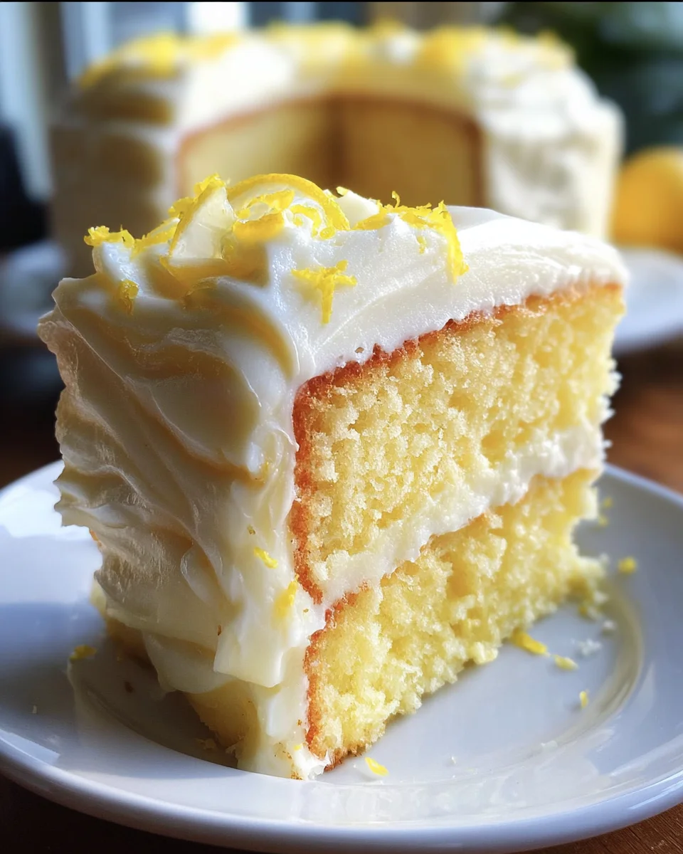Lemon Velvet Cake with Lemon Cream Cheese Frosting