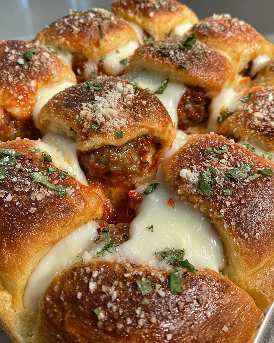 Meatball Parmesan Sliders