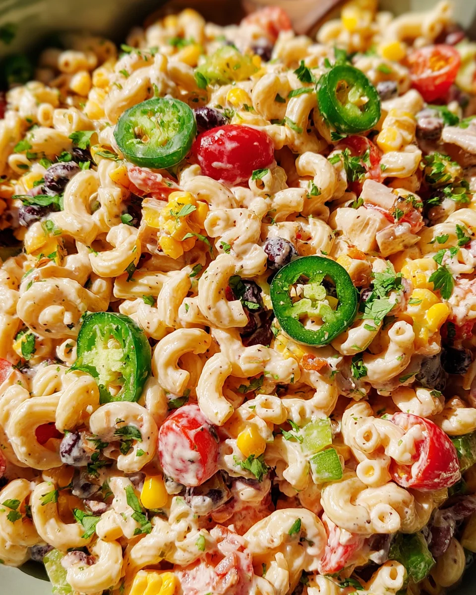 Mexican Macaroni Salad Recipe
