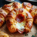 Mozzarella Pepperoni Croissant Rolls