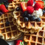 Oatmeal Cottage Cheese Waffles