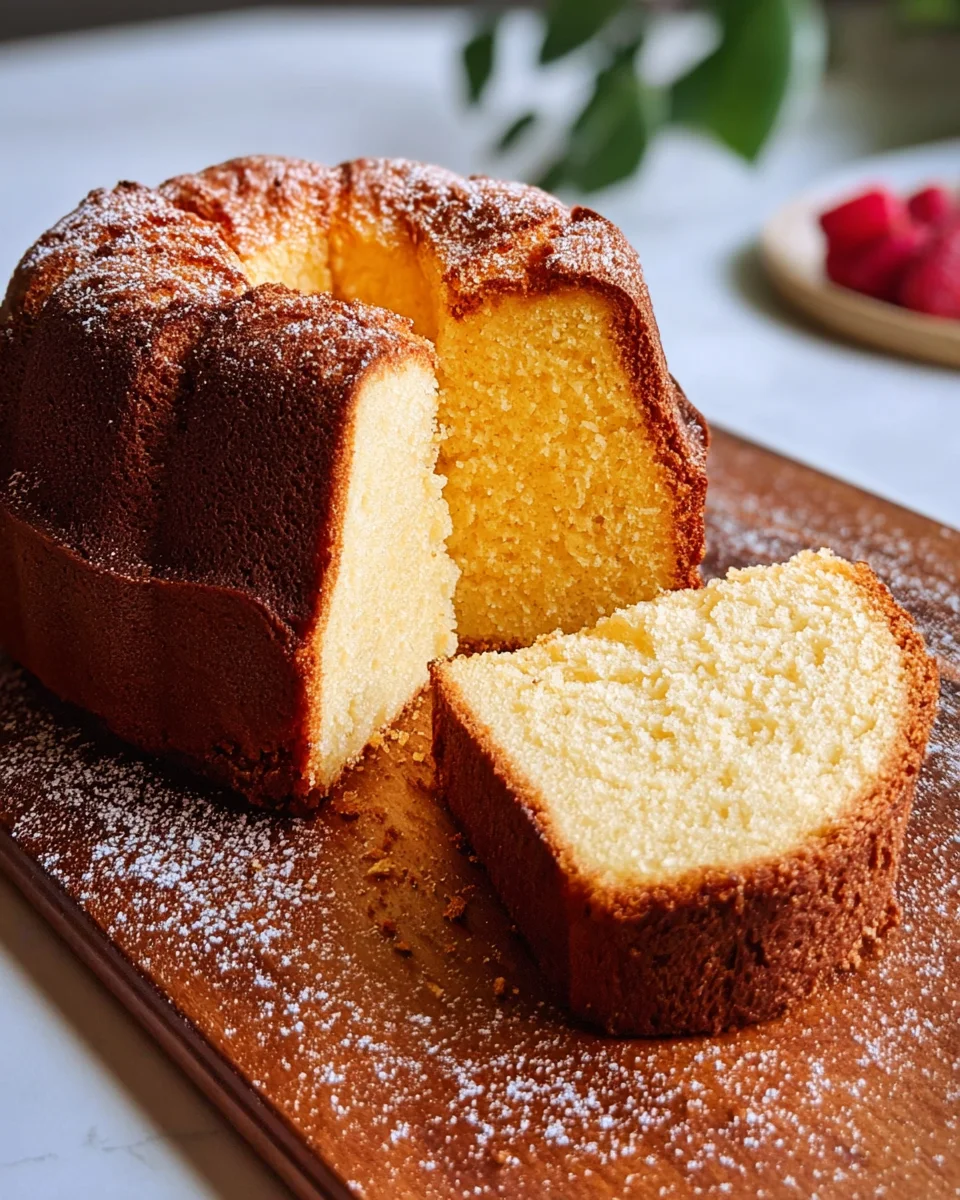 Old Fashioned Pound Cake