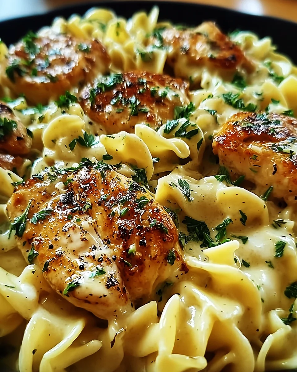 One Pan Chicken Noodles