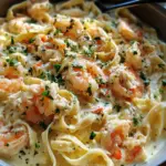 One Pot Shrimp and Crab Alfredo